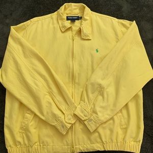 Polo Golf. Lightweight Jacket. Yellow. Size S.